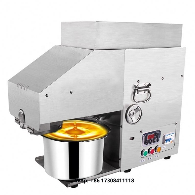 Commercial Kitchen Youtube - ミニ20kg/h業務用冷熱圧搾オイルプレス機自動スクリュー式ステンレス鋼304ウォールナットオリーブ大豆油高圧搾機