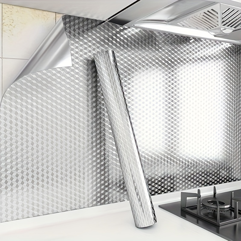 Commercial Kitchen Wall - アルミ製キッチンステッカー 防水 耐油 耐火 耐熱 バックスプラッシュライナー