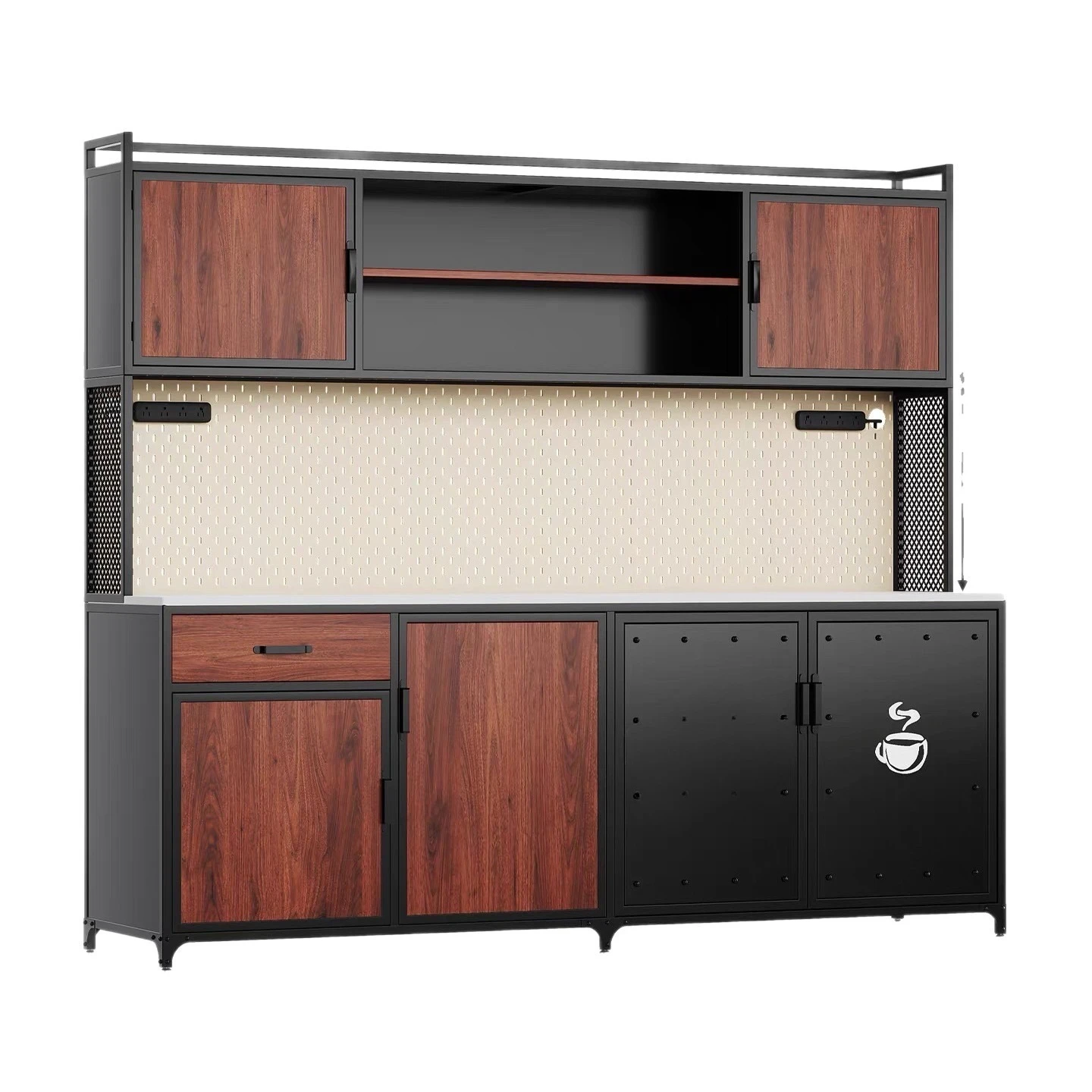 Commercial Kitchen Company - 商業オフィス会社のデスク、レストランのキッチンロッカー、鉄製ダイニングサイドキャビネット、コーヒーキャビネット、バーキャビネット