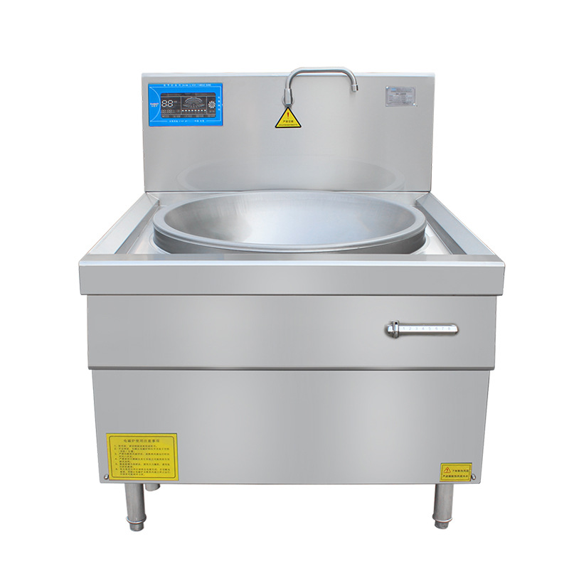 Commercial Kitchen Induction - 産業用および商業用シングルヘッド誘導調理器、学校食堂の大型フライパン、業務用厨房機器の揚げ物