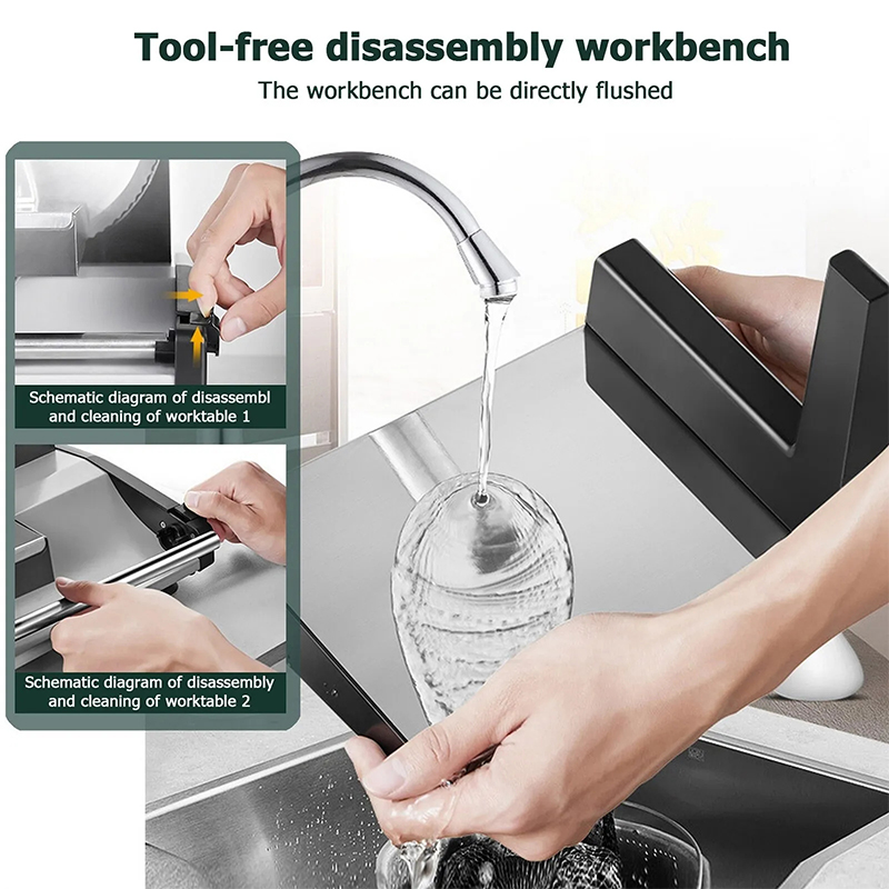 多機能ステンレス鋼スライサー（肉、野菜、果物、パン用）1-1 - Commercial Bread Slicer のレビューと価格