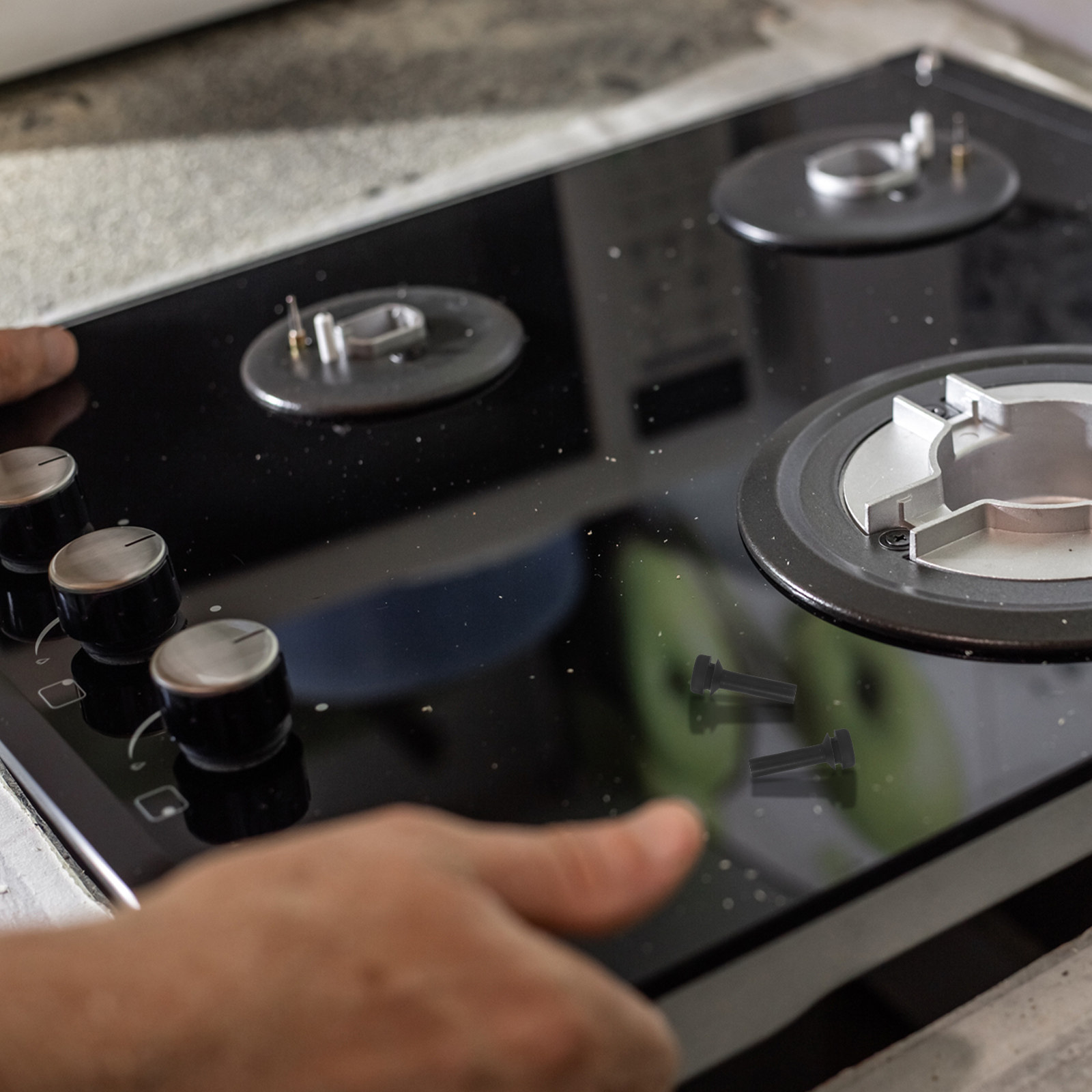 12個入りガスコンロ用ゴム製滑り止め足、交換用、床を保護、騒 - Commercial Kitchen Gas Stove のレビューと価格