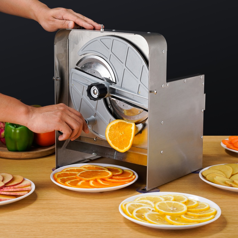 業務用野菜・果物多機能スライサー 電動自動レモン・ポテトスラ - Commercial Bread Slicer のレビューと価格