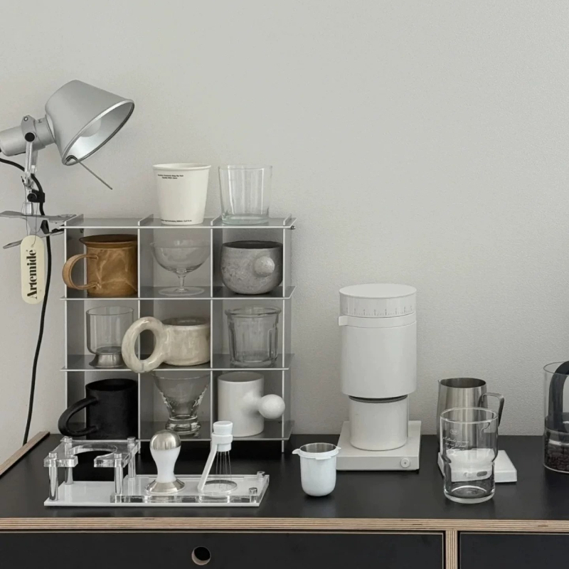 ミニマリストアルミ合金製カウンタートップマグ収納棚多層カップ - Commercial Kitchen Shed のレビューと価格