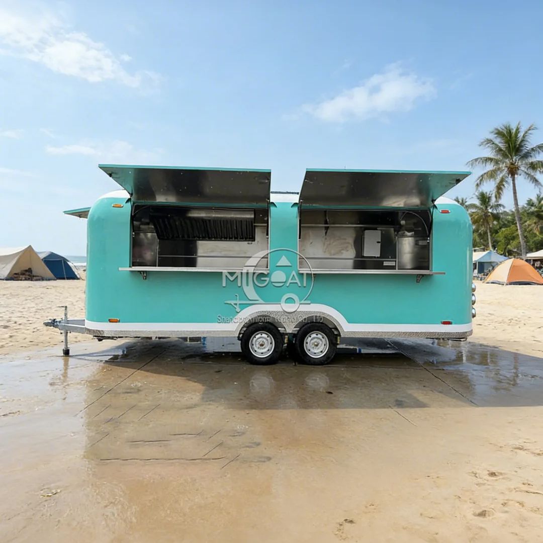 業務用移動式キッチンフードカートトレーラー、ステンレス製内装 - Commercial Kitchen Interior のレビューと価格