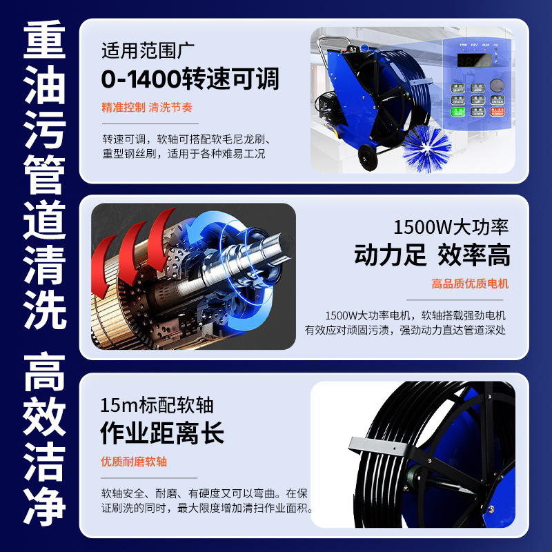 重油汚染特殊油管洗浄機食堂ホテル厨房排気管業務用油煙管洗浄機 - Commercial Kitchen Exhaust Cleaning のレビューと価格