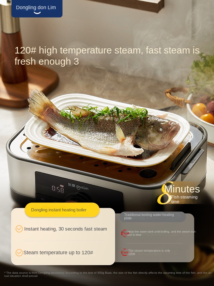 多機能家庭用スチーマー,Donlim-DL-1005,ステン - Commercial Kitchen Steamer のレビューと価格