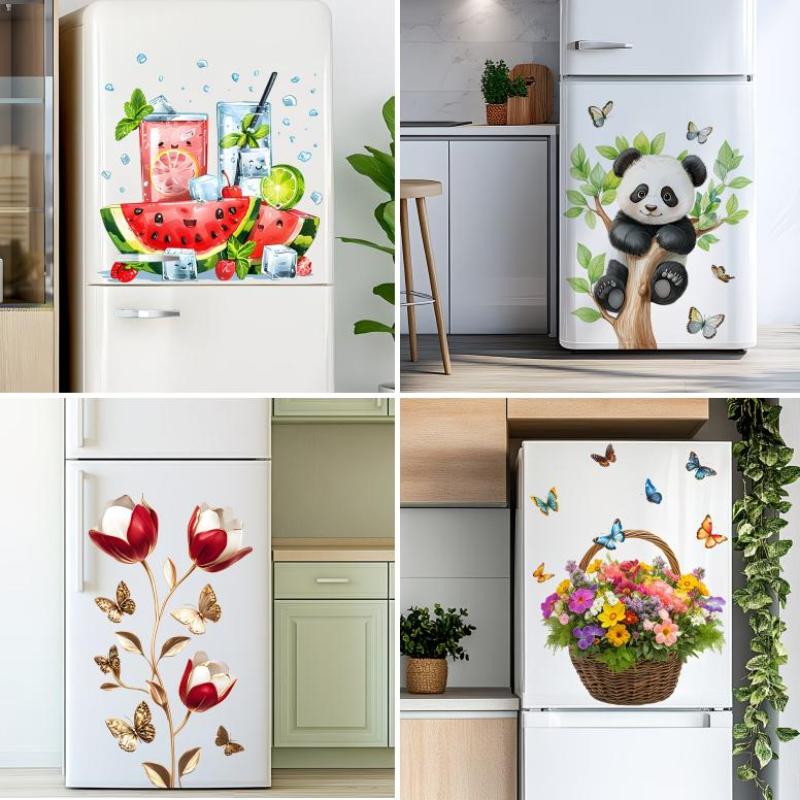新しいクールな夏のスイカドリンクウォールステッカーキッチン冷 - Commercial Kitchen Wall のレビューと価格