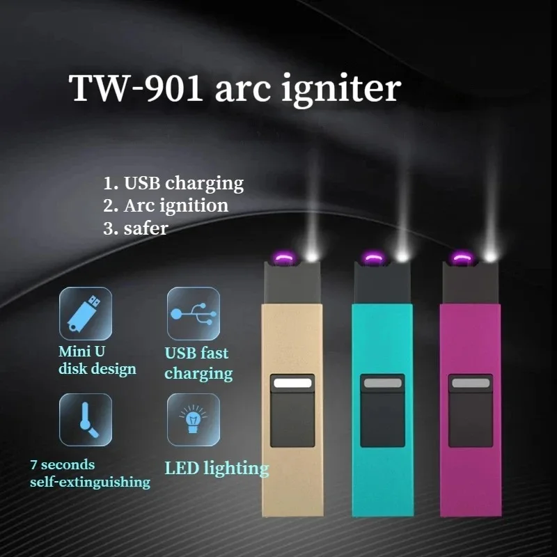 ポータブルパルスアーク電子ライター屋外防風LEDパワーディス - Commercial Kitchen Gas Stove のレビューと価格