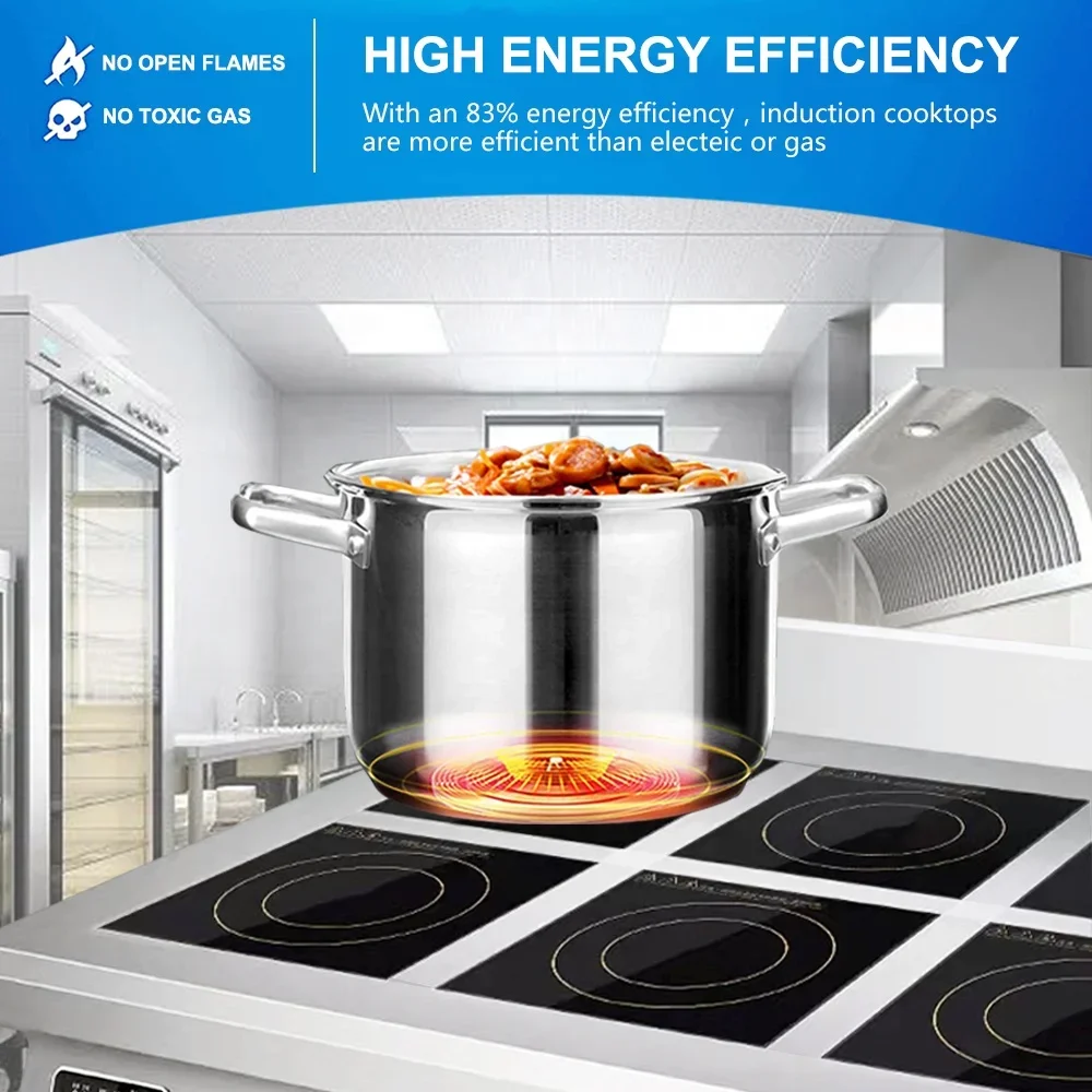 4口フラット業務用誘導調理器クックトップOEMストーブトップ - Commercial Kitchen Induction のレビューと価格