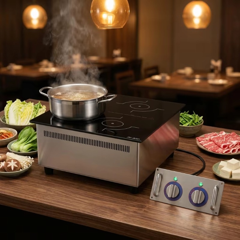 Airo製 業務用ビルトインIHクックトップ フルヒーティン - Commercial Kitchen Induction のレビューと価格