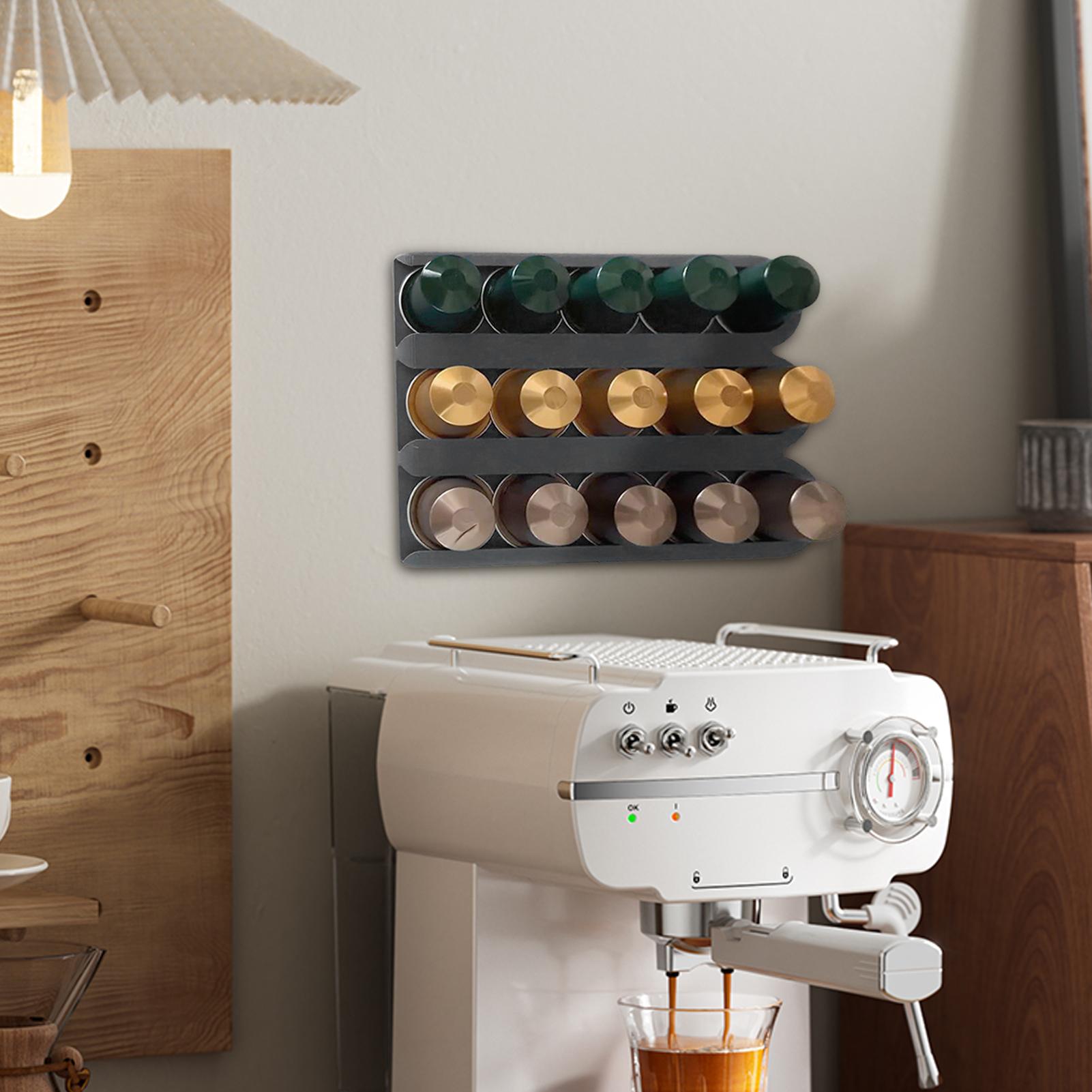 コーヒーポッド収納壁掛けコーヒーポッド収納ラック省スペースシ - Commercial Kitchen Wall のレビューと価格