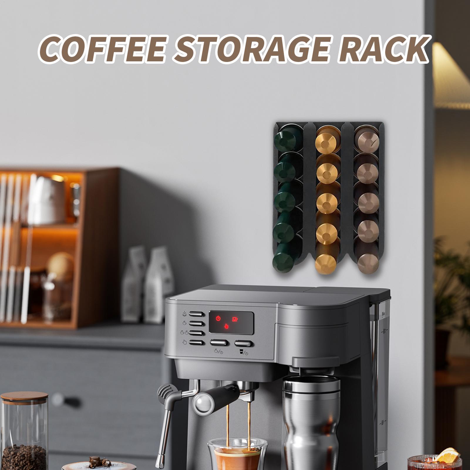 コーヒーポッド収納壁掛けコーヒーポッド収納ラック省スペースシ - Commercial Kitchen Wall のレビューと価格