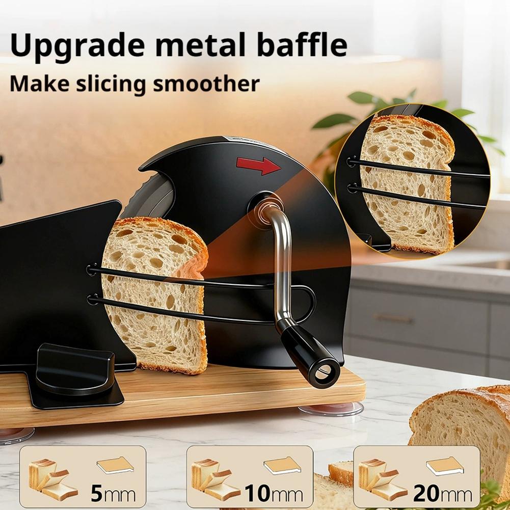手回しパンスライサー 5-20mm 厚さ調整可能 - 自家製 - Commercial Bread Slicer のレビューと価格