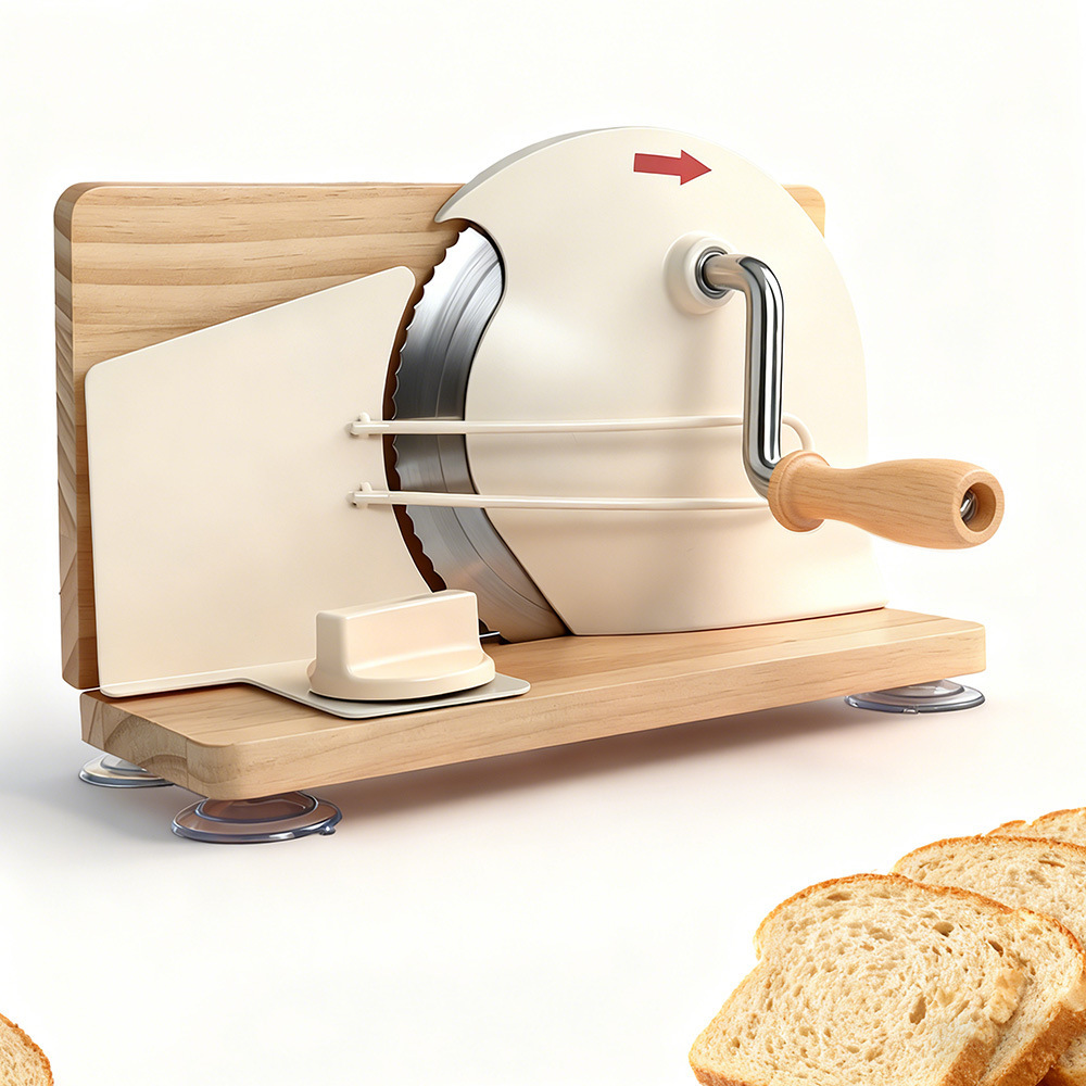 手回しパンスライサー 5-20mm 厚さ調整可能 - 自家製 - Commercial Bread Slicer のレビューと価格