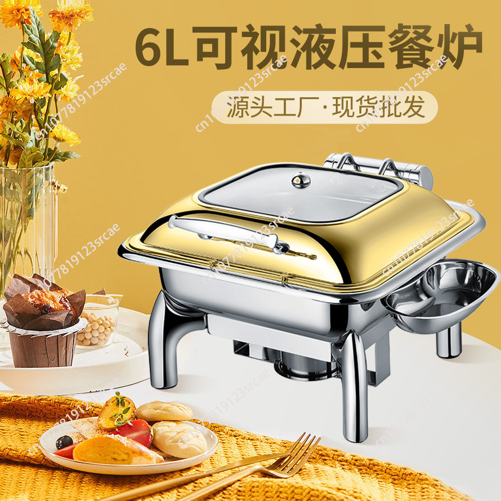 プレミアム業務用ステンレス製ビュッフェ用保温鍋セット（丸型、 - Commercial Kitchen Induction のレビューと価格