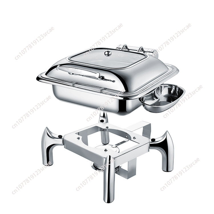 プレミアム業務用ステンレス製ビュッフェ用保温鍋セット（丸型、 - Commercial Kitchen Induction のレビューと価格