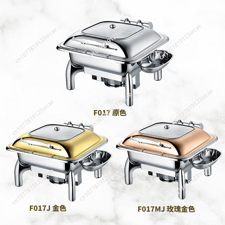 プレミアム業務用ステンレス製ビュッフェ用保温鍋セット（丸型、 - Commercial Kitchen Induction のレビューと価格