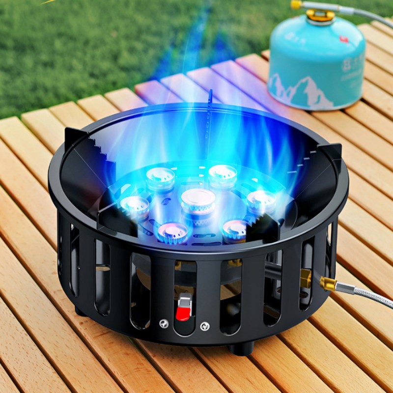 高出力7芯21000Wポータブルキャンプストーブ、強風対応屋 - Commercial Kitchen Gas Stove のレビューと価格
