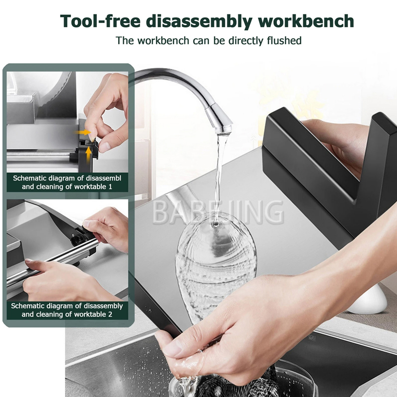 人気商品 電動スライサー 業務用卓上 ハム・ラムロール・肉・ - Commercial Bread Slicer のレビューと価格
