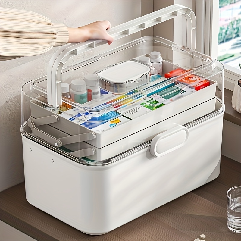 大容量透明蓋付き薬収納ボックス/ディスペンサーボックス -  - Commercial Kitchen Shed のレビューと価格