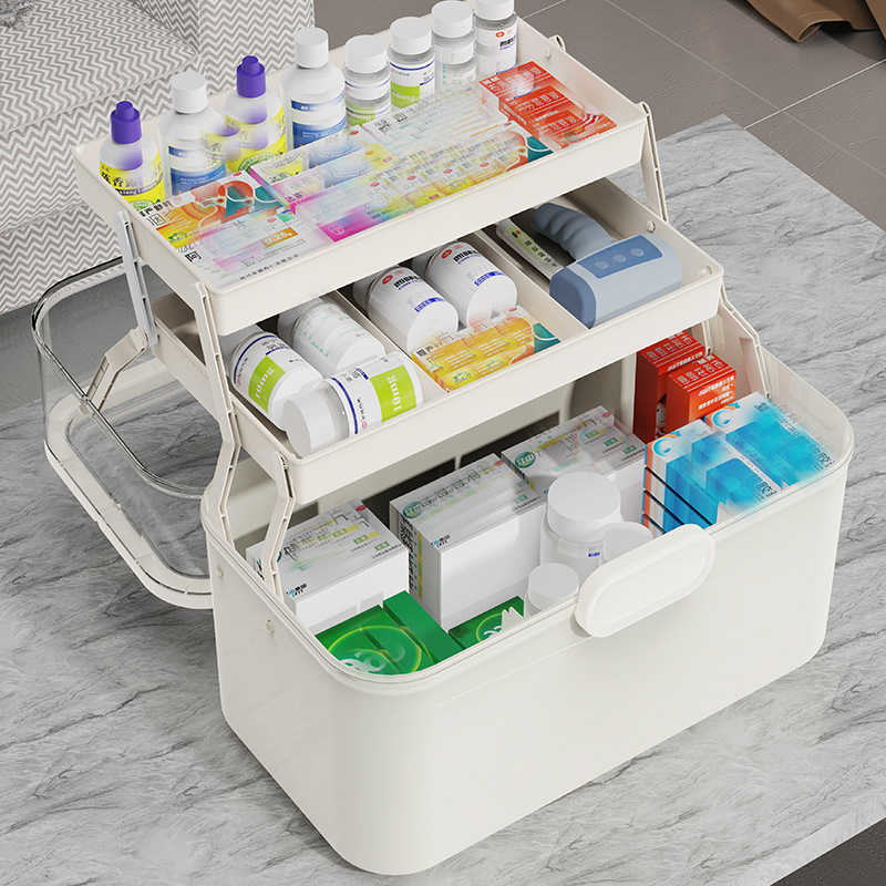 大容量透明蓋付き薬収納ボックス/ディスペンサーボックス -  - Commercial Kitchen Shed のレビューと価格