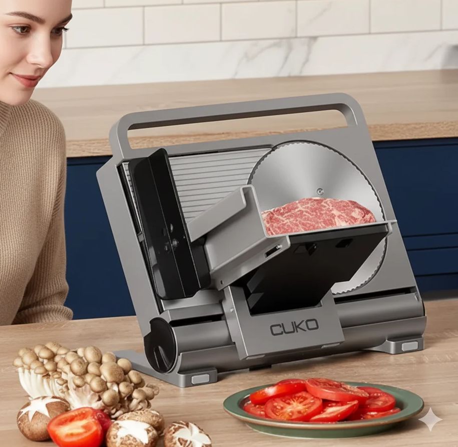家庭用および小型商業用折りたたみ式肉スライサー 簡単なパンと - Commercial Bread Slicer のレビューと価格