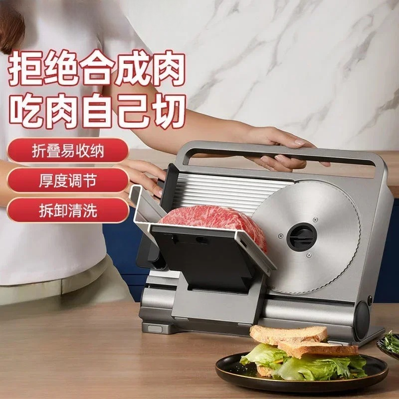 家庭用および小型商業用折りたたみ式肉スライサー 簡単なパンと - Commercial Bread Slicer のレビューと価格