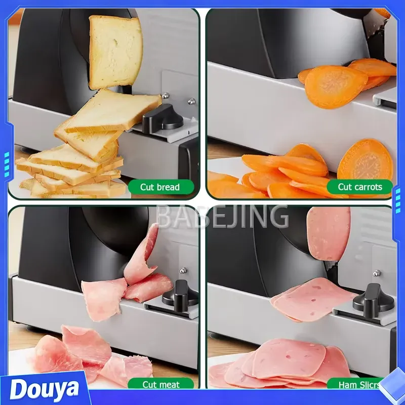 卓上用電動スライサー、厚さ調整可能な肉・パンカッターマシン（ - Commercial Bread Slicer のレビューと価格