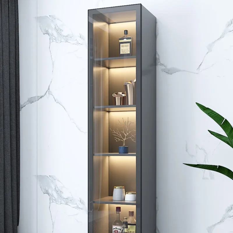 リビングルーム収納バー エスタンテ ガラスディスプレイ ワイ - Commercial Kitchen Wall のレビューと価格