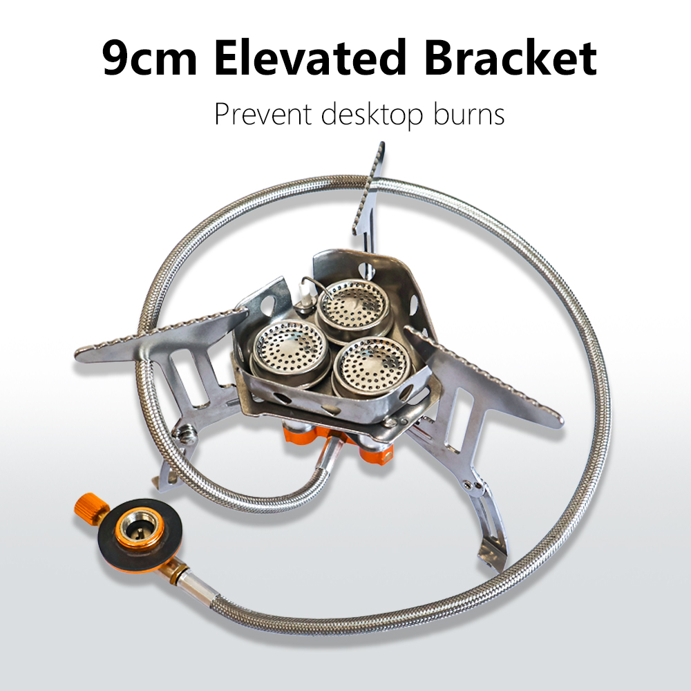TARKA キャンプ用ガスストーブ 5800W 3口バーナー - Commercial Kitchen Gas Stove のレビューと価格