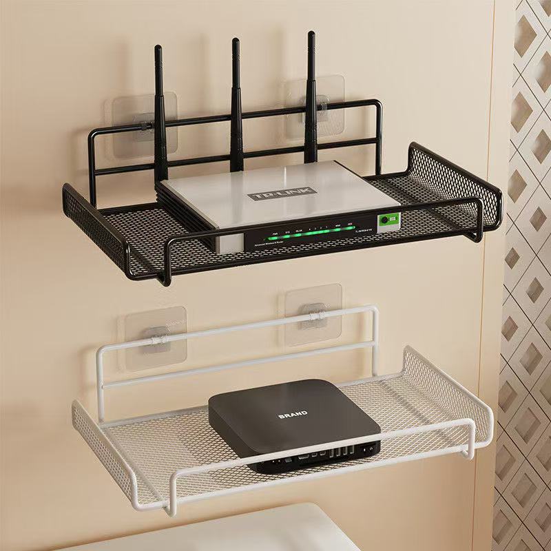 ステンレス製ルーターシェルフ 穴あけ不要 WiFi 壁掛けル - Commercial Kitchen Shed のレビューと価格