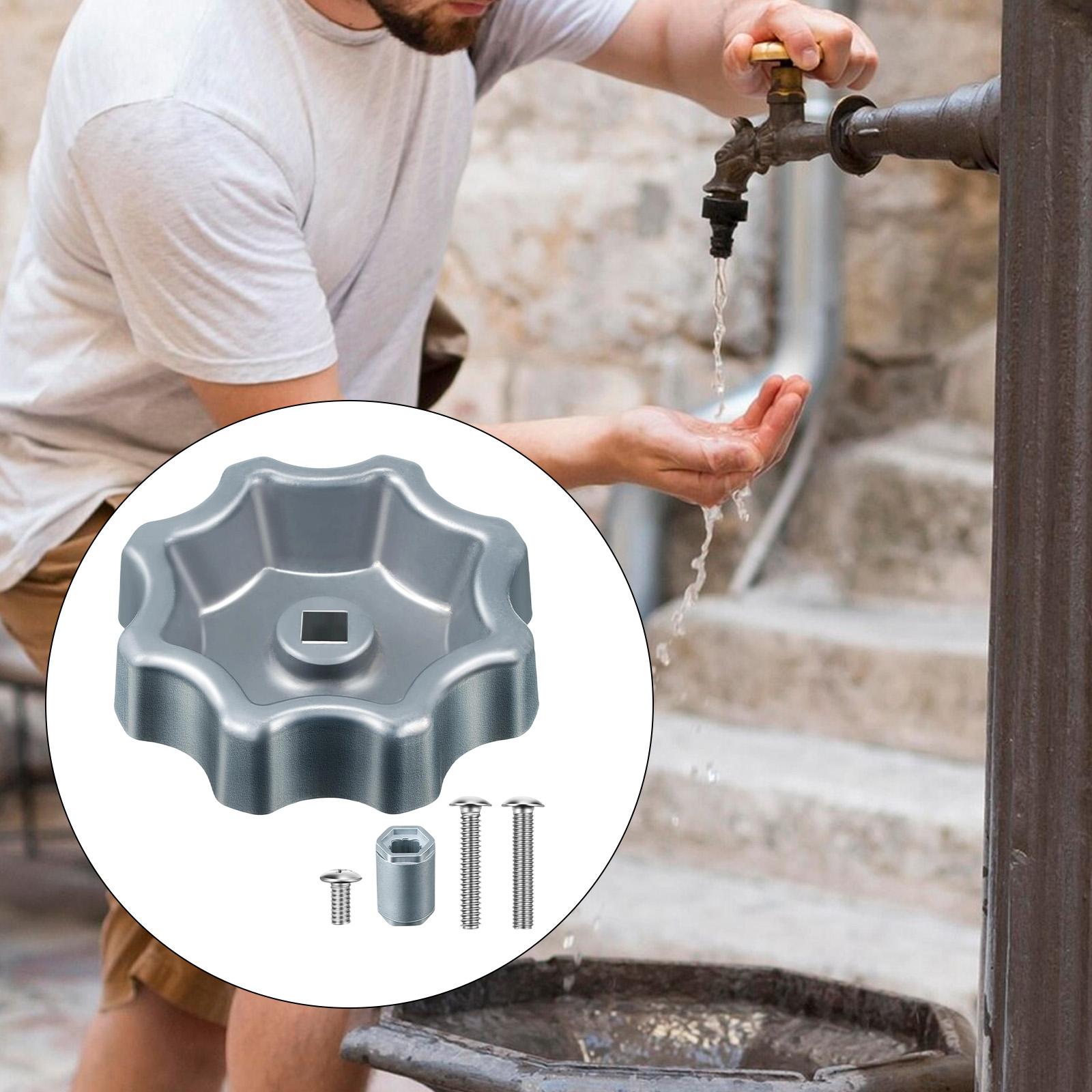 商業用蛇口ハンドル交換用合金ノブ、取り付け金具付き、屋外洗面 - Commercial Kitchen Hardware のレビューと価格